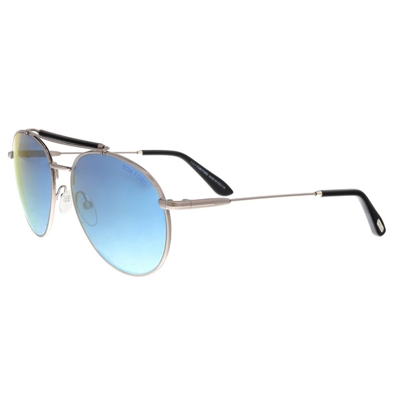 New TOM FORD Blue Aviator Colin Sunglasses - Picture 2 of 8
